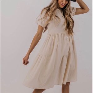 Ester Button Dress